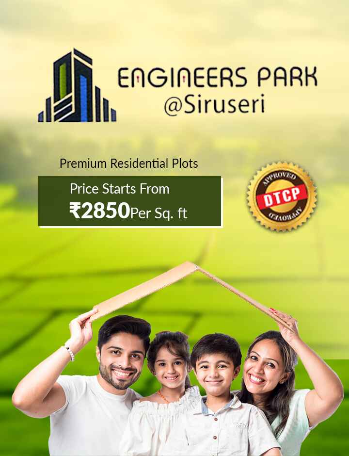 DTCP APPROVED Residential Plots in Siruseri, Chennai